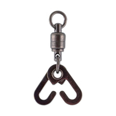 Charkbait Momoi 80603 rotary ball-bearing escape-proof swivel with quick disconnect for kite fishing