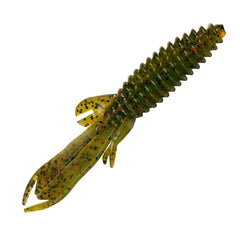 Charlie's Worms Flippin' Bug oval body minimizes snags during heavy cover fishing