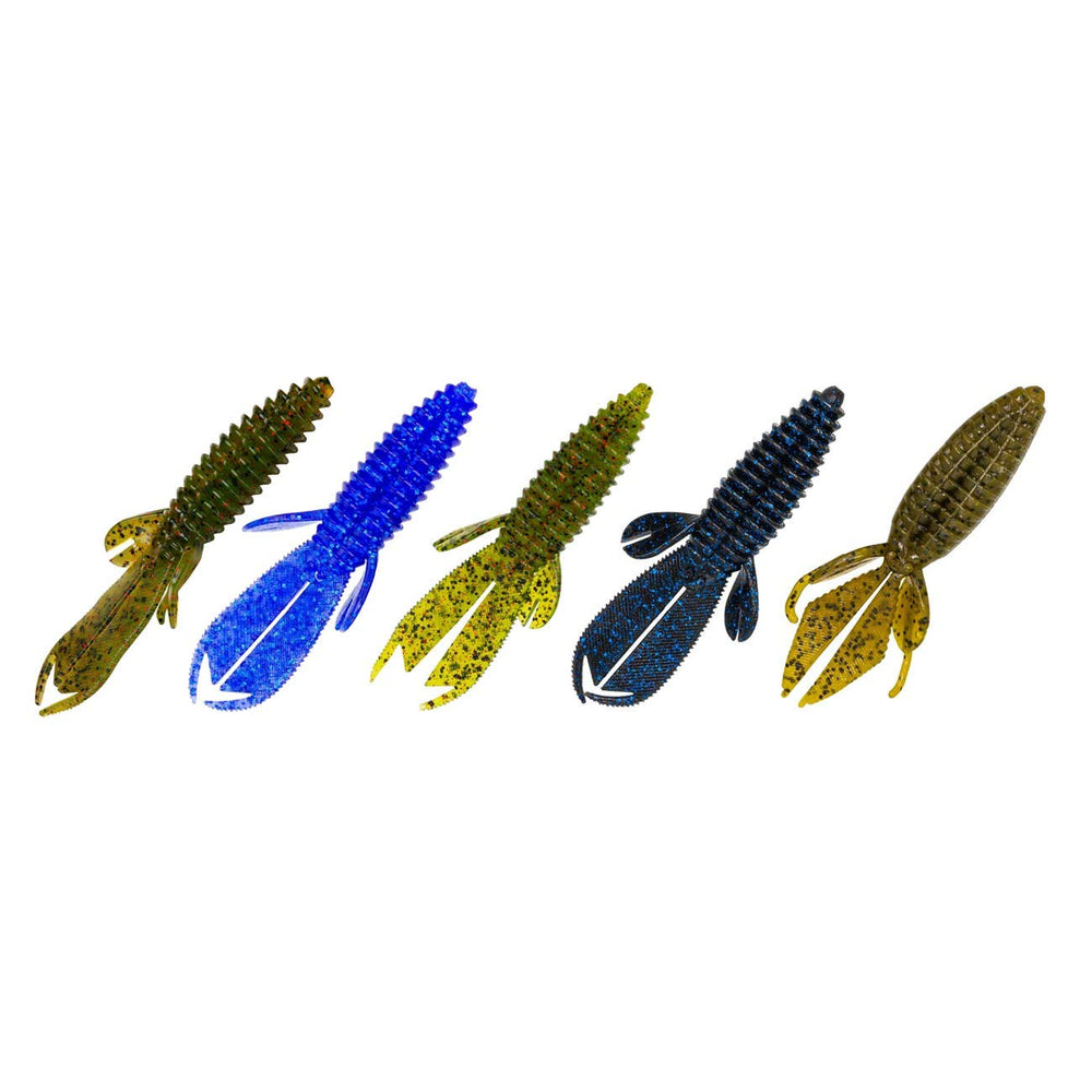 Charlie's Worms Flippin' Bug split tail delivers strong water action near brush