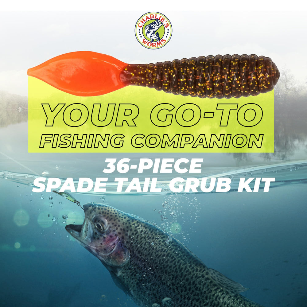 Charlie's Worms lures excel in freshwater and saltwater bass applications.