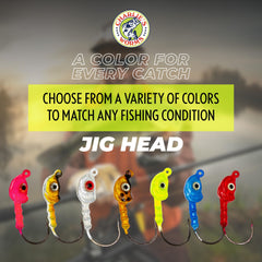 Charlie's Worms robust hook-eye construction helps minimize lost catches.