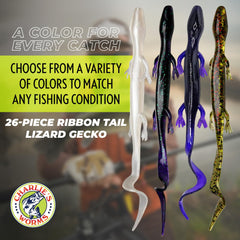 Charlie's Worms Paddle-tail swimbait in action, smooth ripples mimic escaping prey