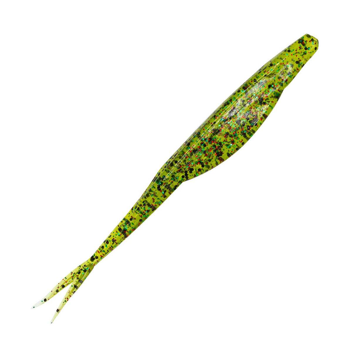Charlie's Worms Swimming Juke 8-pack lure, designed for versatile freshwater and saltwater fishing to attract snook and redfish.