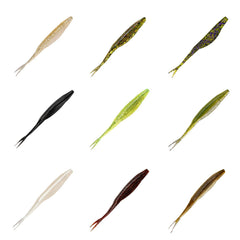 Charlie's Worms Swimming Juke close-up highlights twin tails and nose-heavy action for diving.