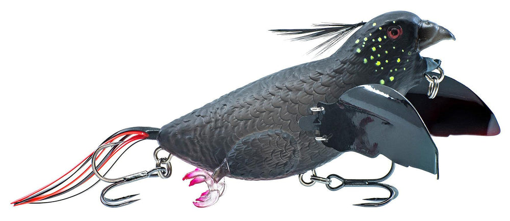 Chasebaits Smuggler topwater walk shows realistic bird movement to attract bites.