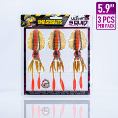 Chasebaits Nitro squid lure with tentacles and scent to enhance realism and bites.