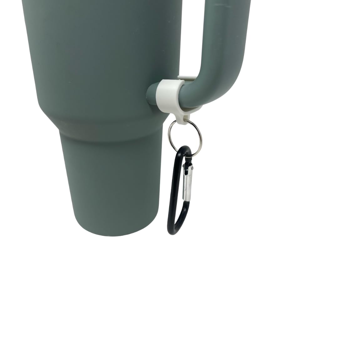 Easy to install carabiner clip offers quick access on the go.