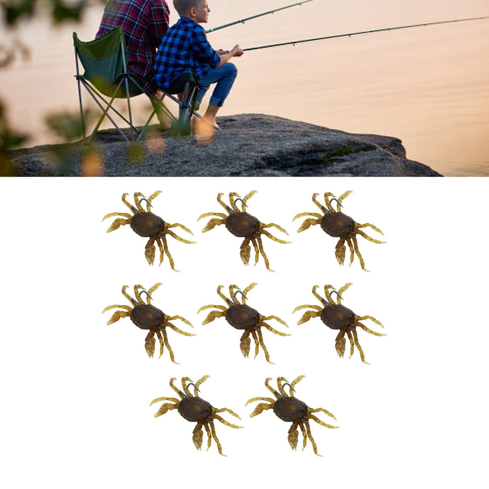 Chazcool crab lure – 10 cm length, yellow brown color