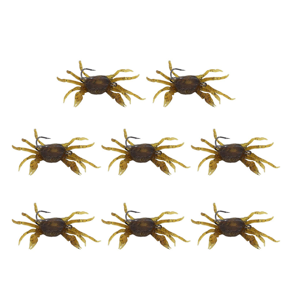 Crab bait showing the built-in hook and swimming action