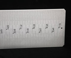 Measurement increments on Check-It Stik board