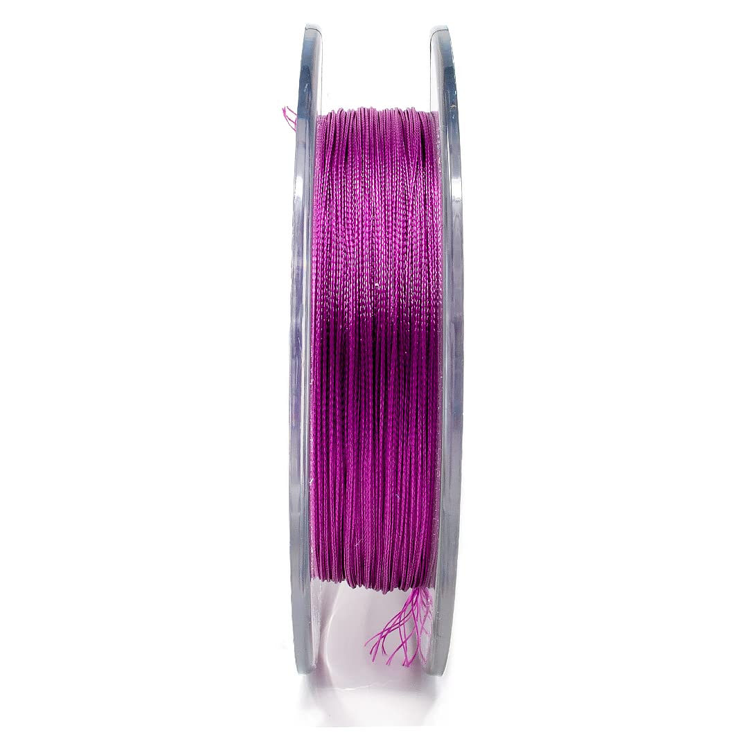 Cheeky 30 lb purple backing on reel, UV resistant and ready for saltwater battles.