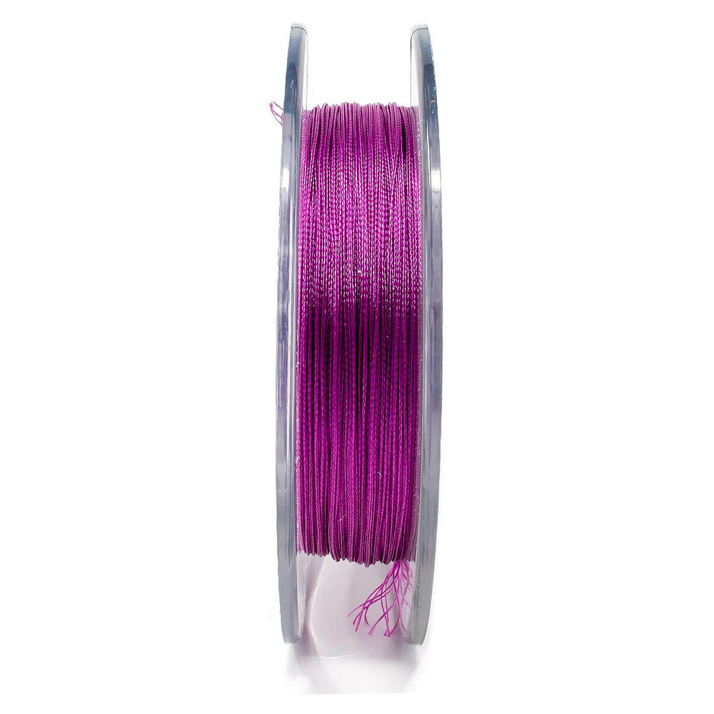 Cheeky 30 lb purple backing on reel, UV resistant and ready for saltwater battles.