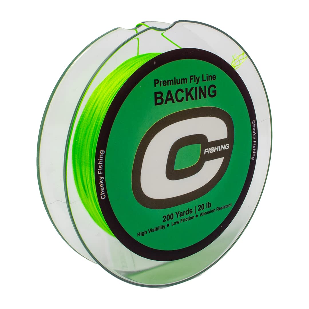 Cheeky Fishing premium fly line backing green 30 lb for freshwater reels
