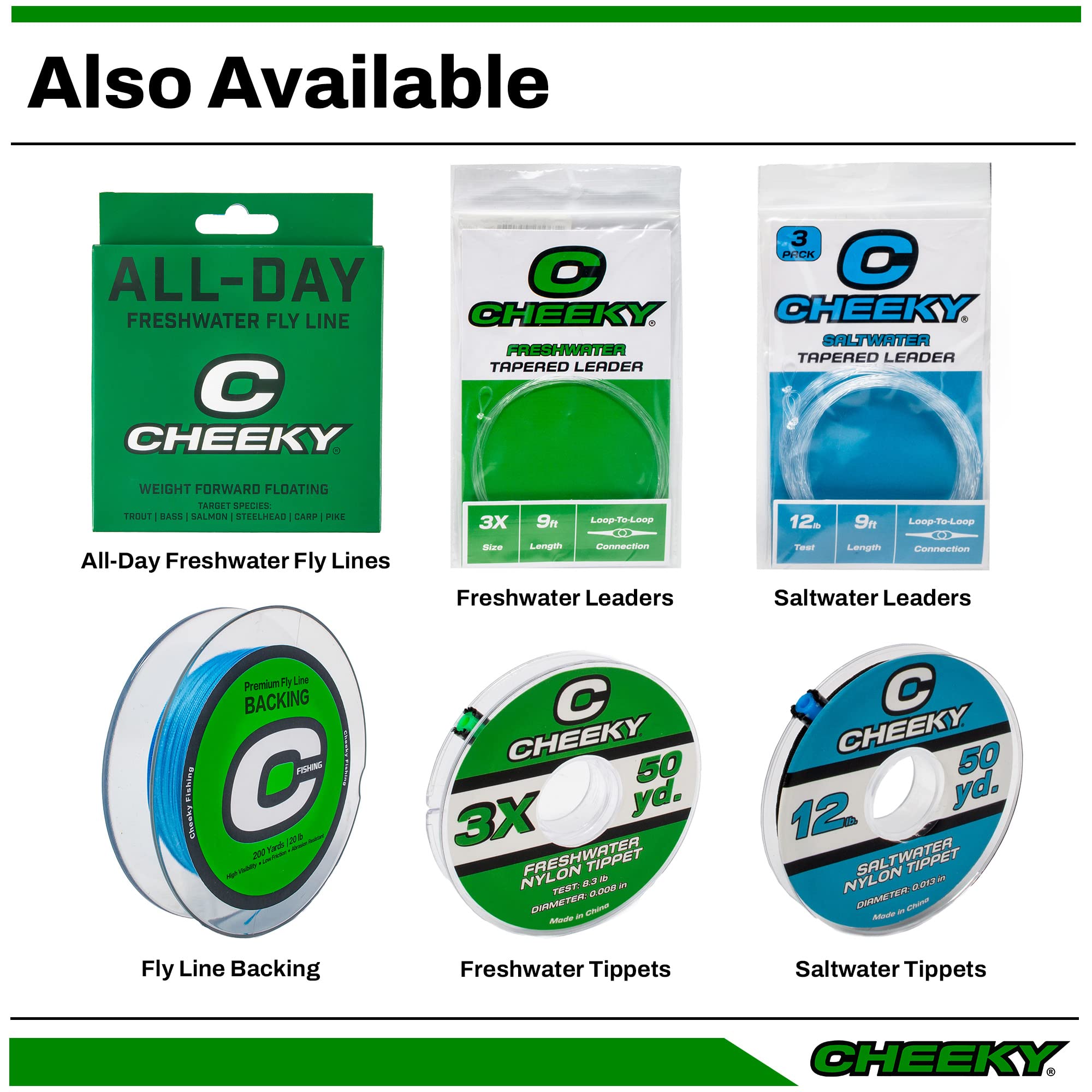Cheeky Fishing premium fly line backing pink abrasion-resistant for larger reels