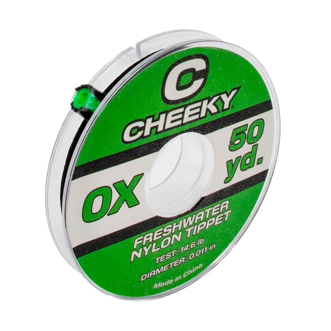 Cheeky freshwater tippet 50-yard spool ready for long days on the water.