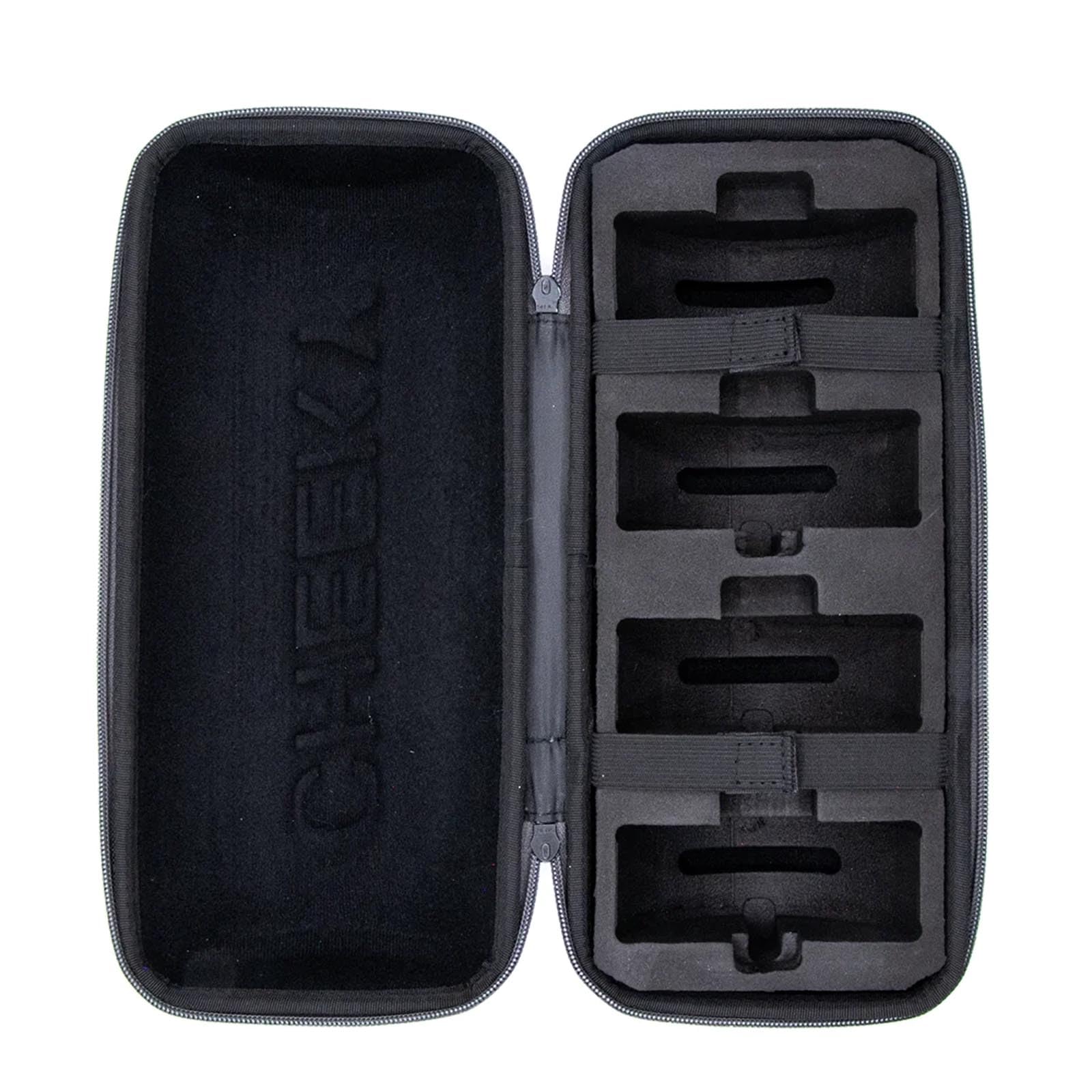 Cheeky Reel Capsule Case grey closeup highlighting durable finish