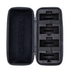 Cheeky Reel Capsule Case grey closeup highlighting durable finish