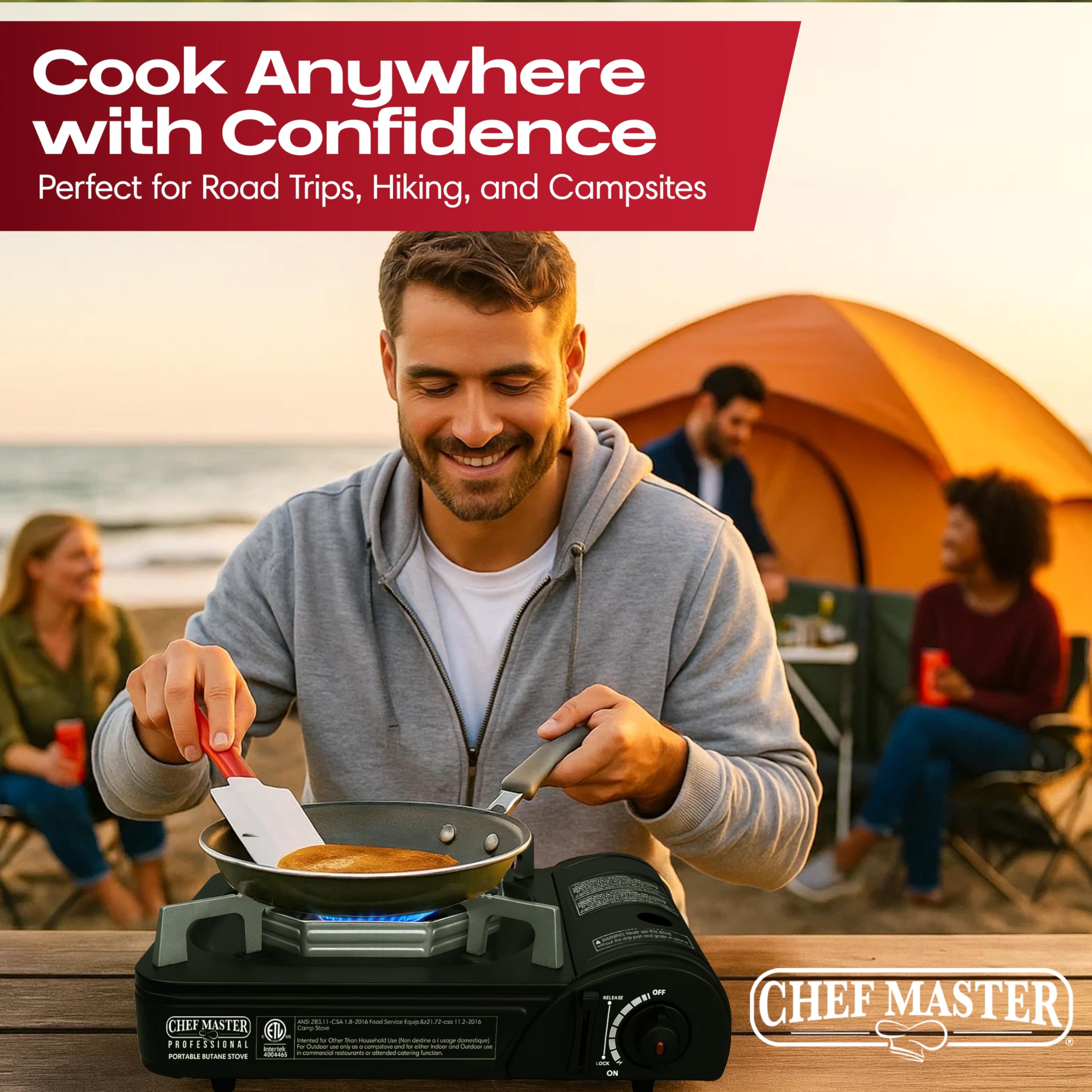 Chef Master emergency kit ready for outages or off-grid adventures