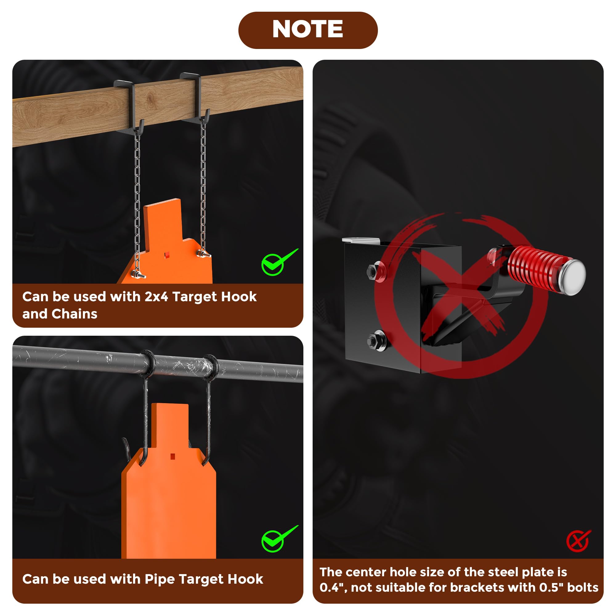 Chenteel AR500 target 15-degree safety angle feature reduces ricochet risks during sessions.