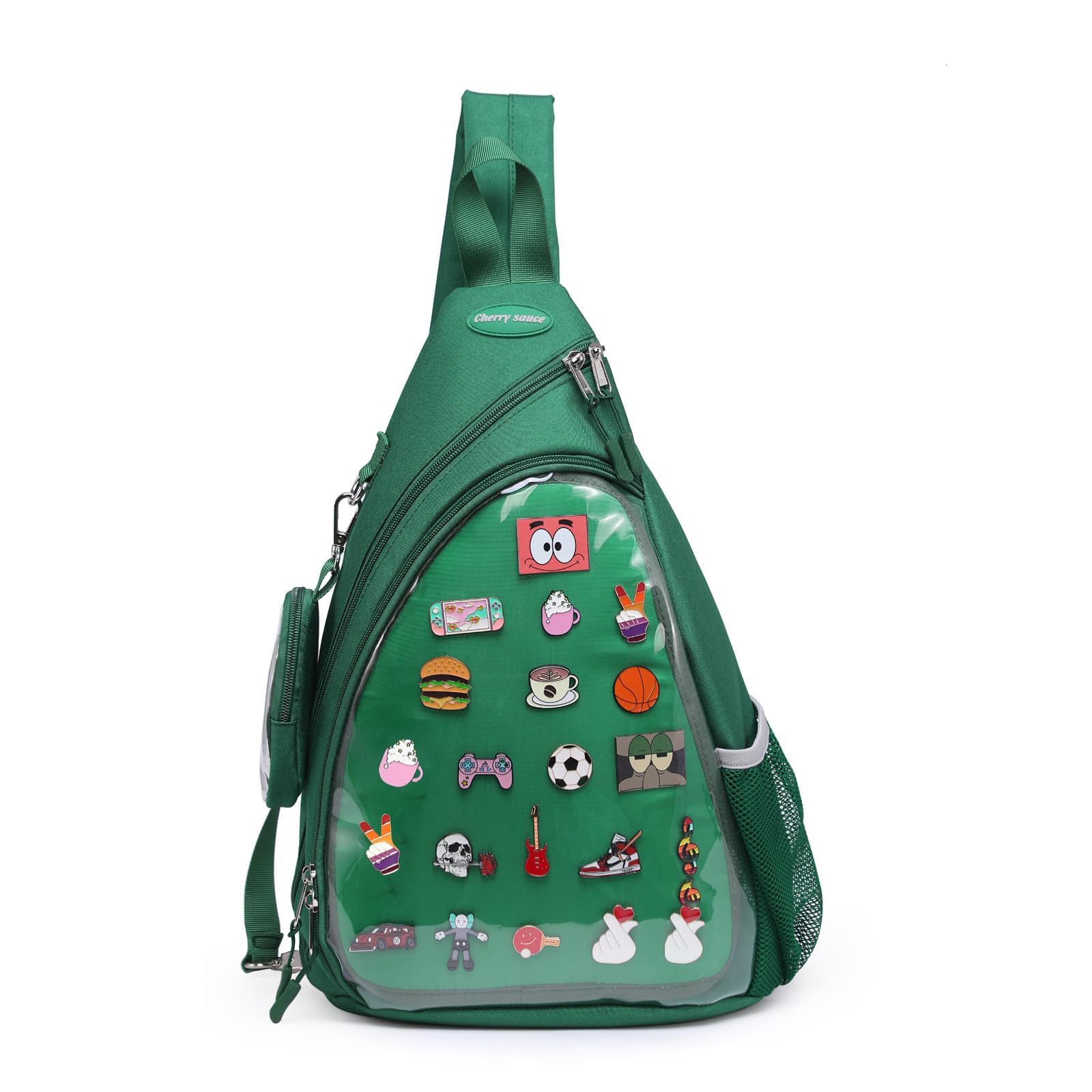 CHERRY SAUCE oxford ita bag main pocket for organized daily carry