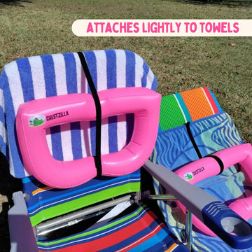 CHESTZILLA lightweight portable pillow ideal for travel and outdoors.