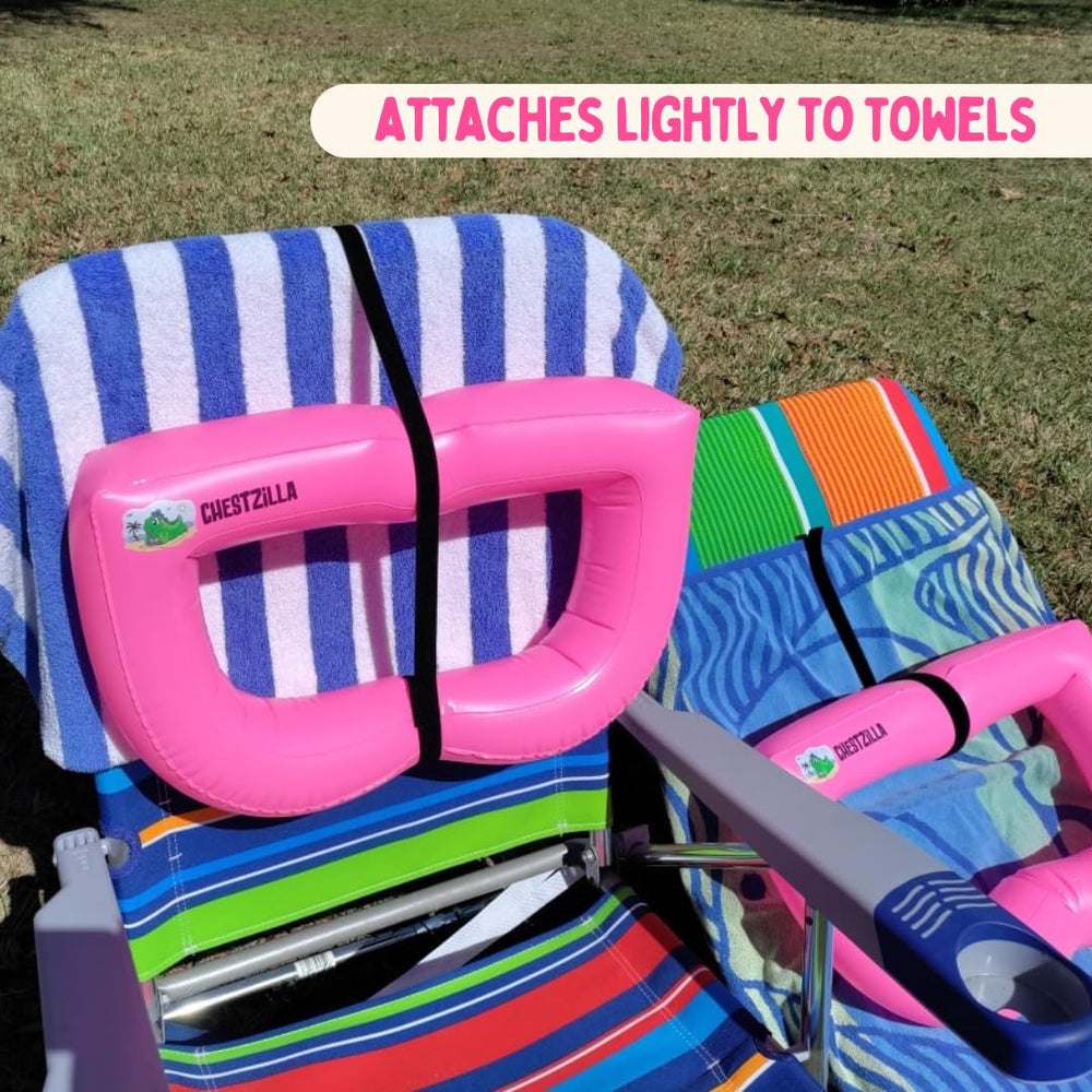 CHESTZILLA lightweight portable pillow ideal for travel and outdoors.