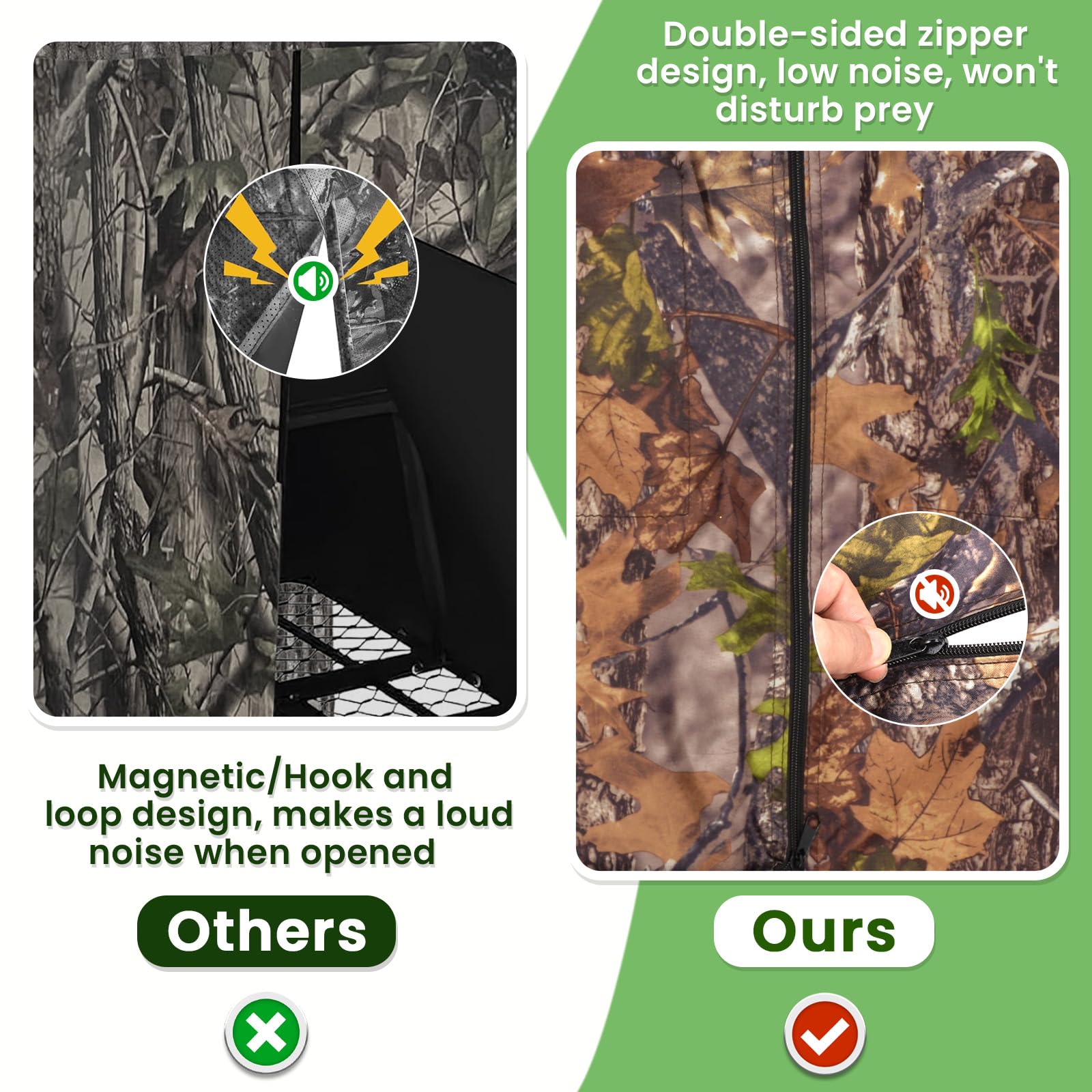 ChezMax camouflage pattern blends with autumn and winter forests for stealth