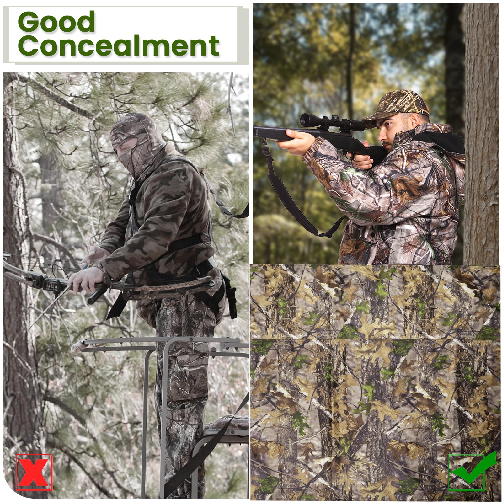 ChezMax hunting tree stand blind folded storage bag keeps gear organized