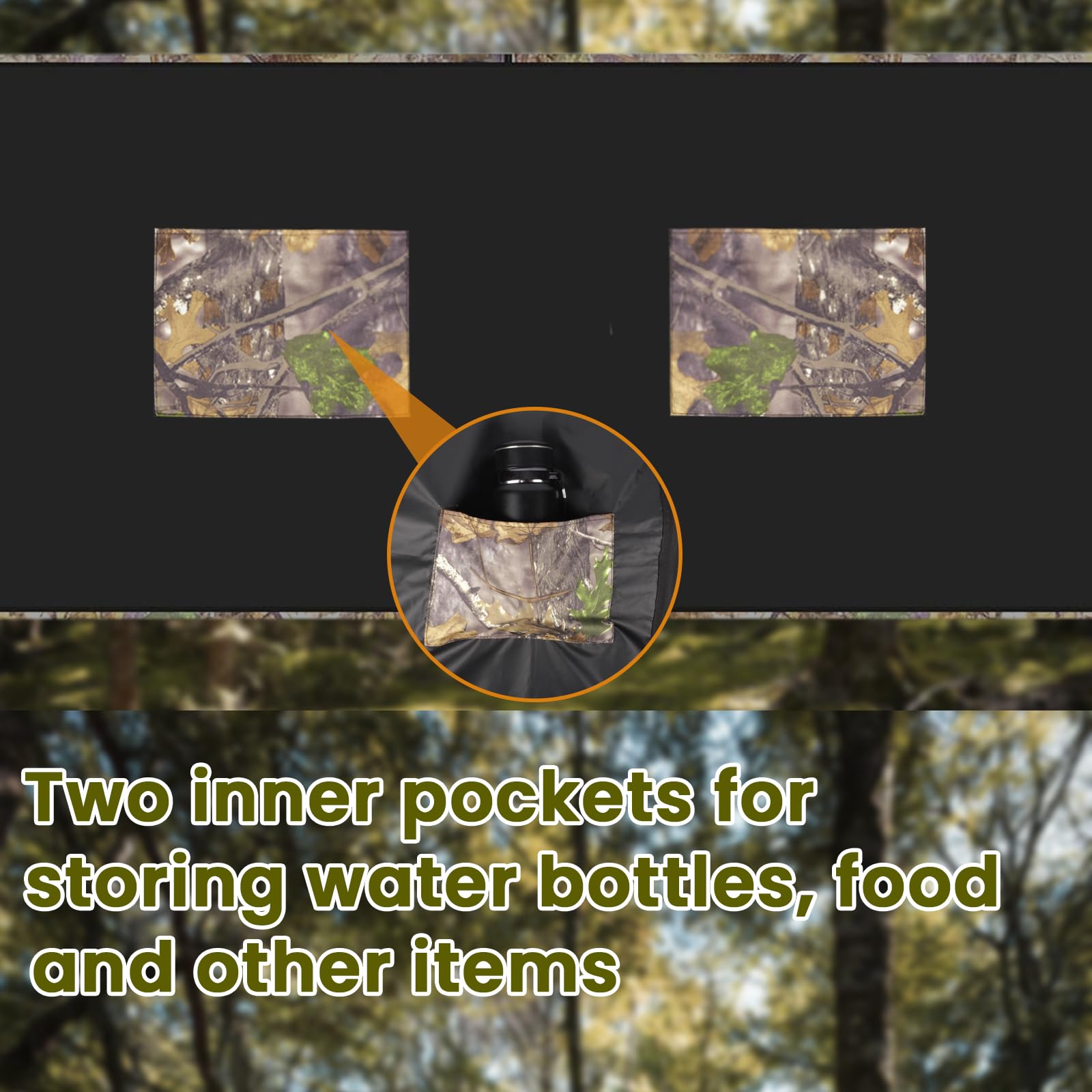 ChezMax hunting tree stand blind longer rope and straps secure fit on stands