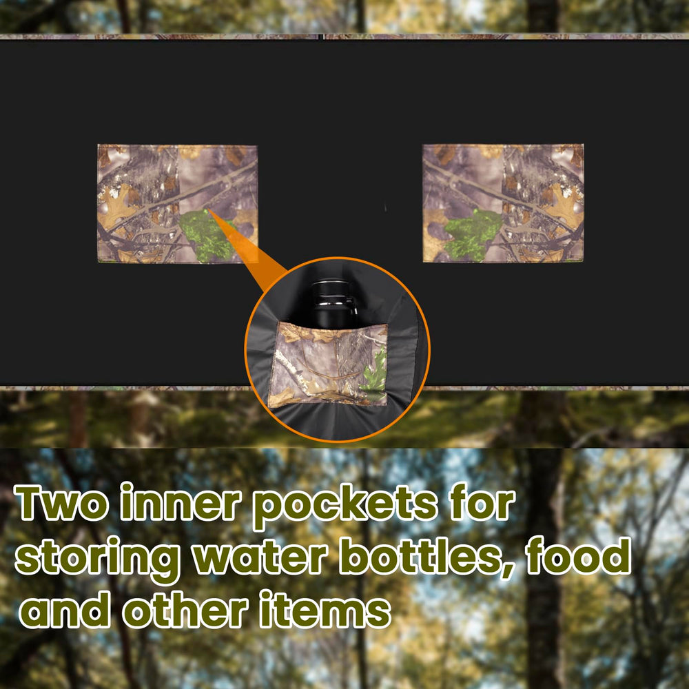 ChezMax hunting tree stand blind longer rope and straps secure fit on stands