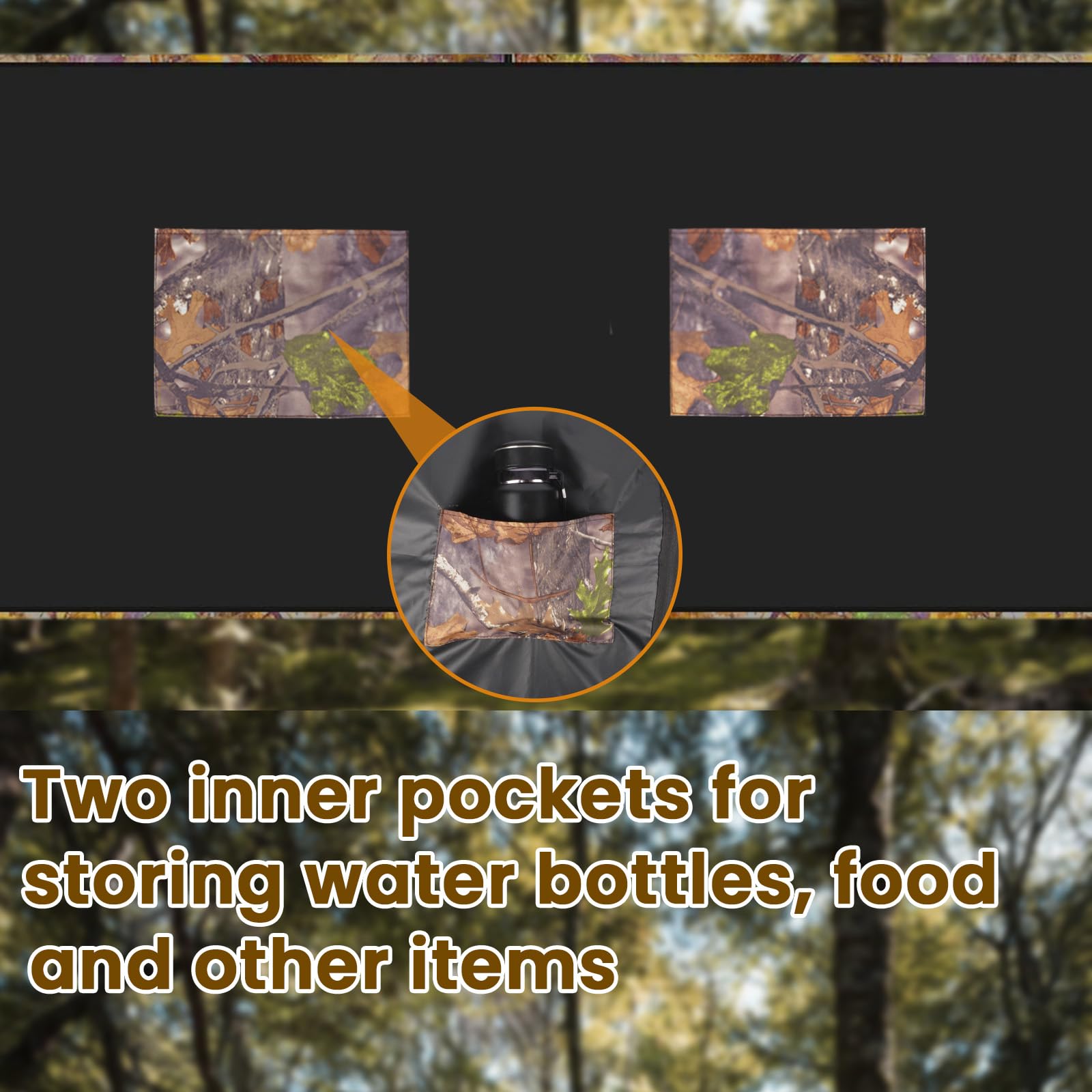ChezMax silent zipper enables quiet entry and exit during deer hunts
