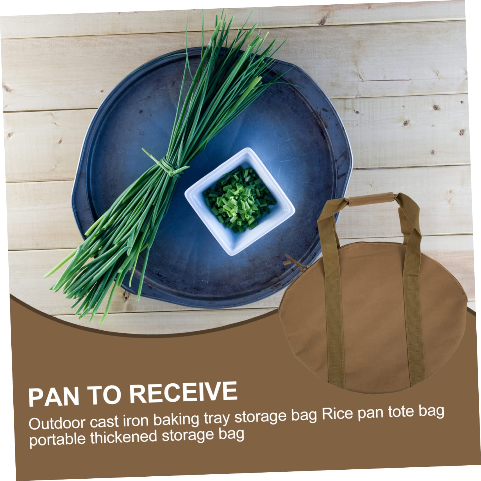 CHICAMPERA bakeware storage pouch keeps pans organized for travel and picnics.