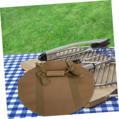CHICAMPERA camping pan case simplifies carrying heavy skillets on trips.