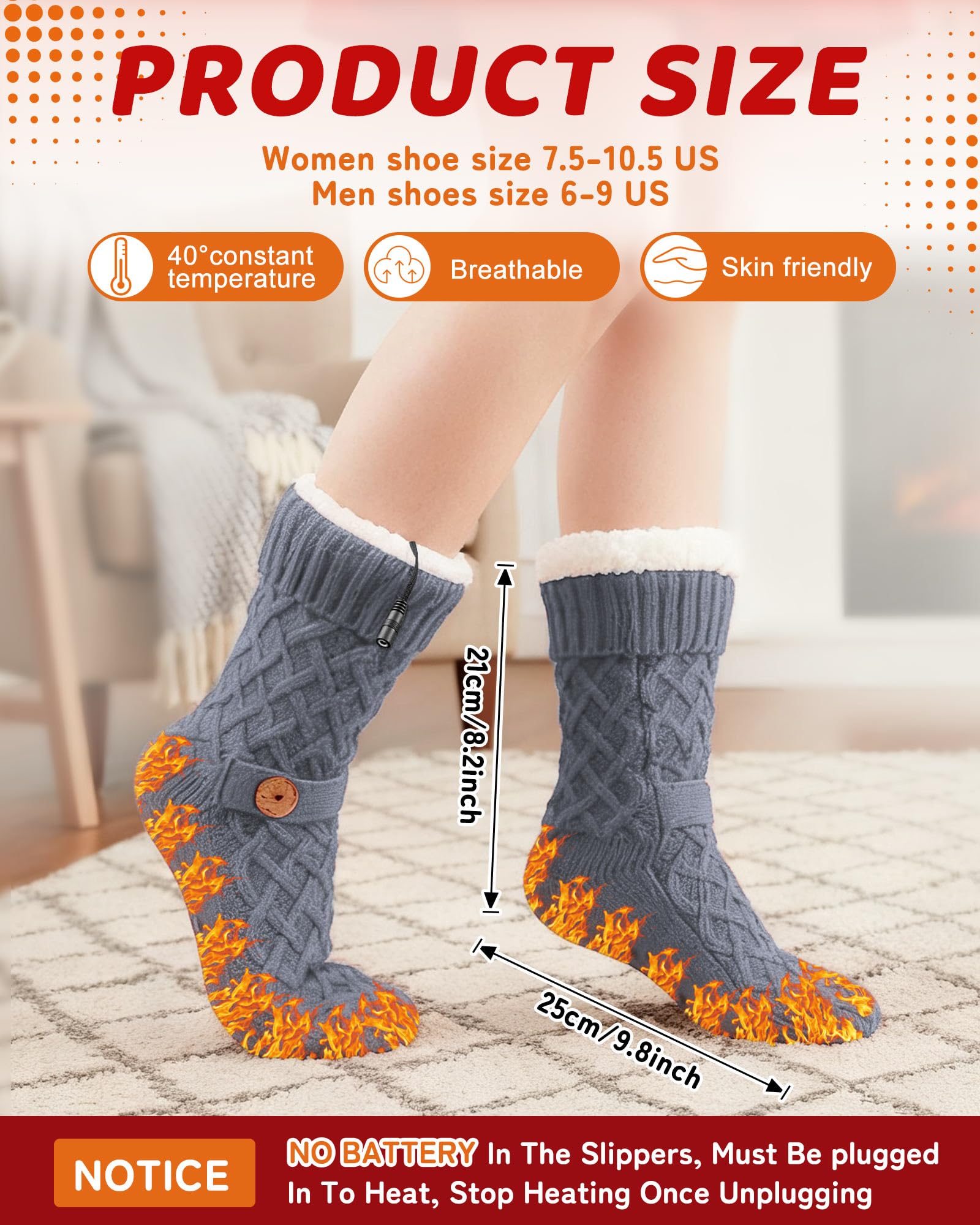 Chicingyou fleece socks with Sherpa lining offering plush interior comfort