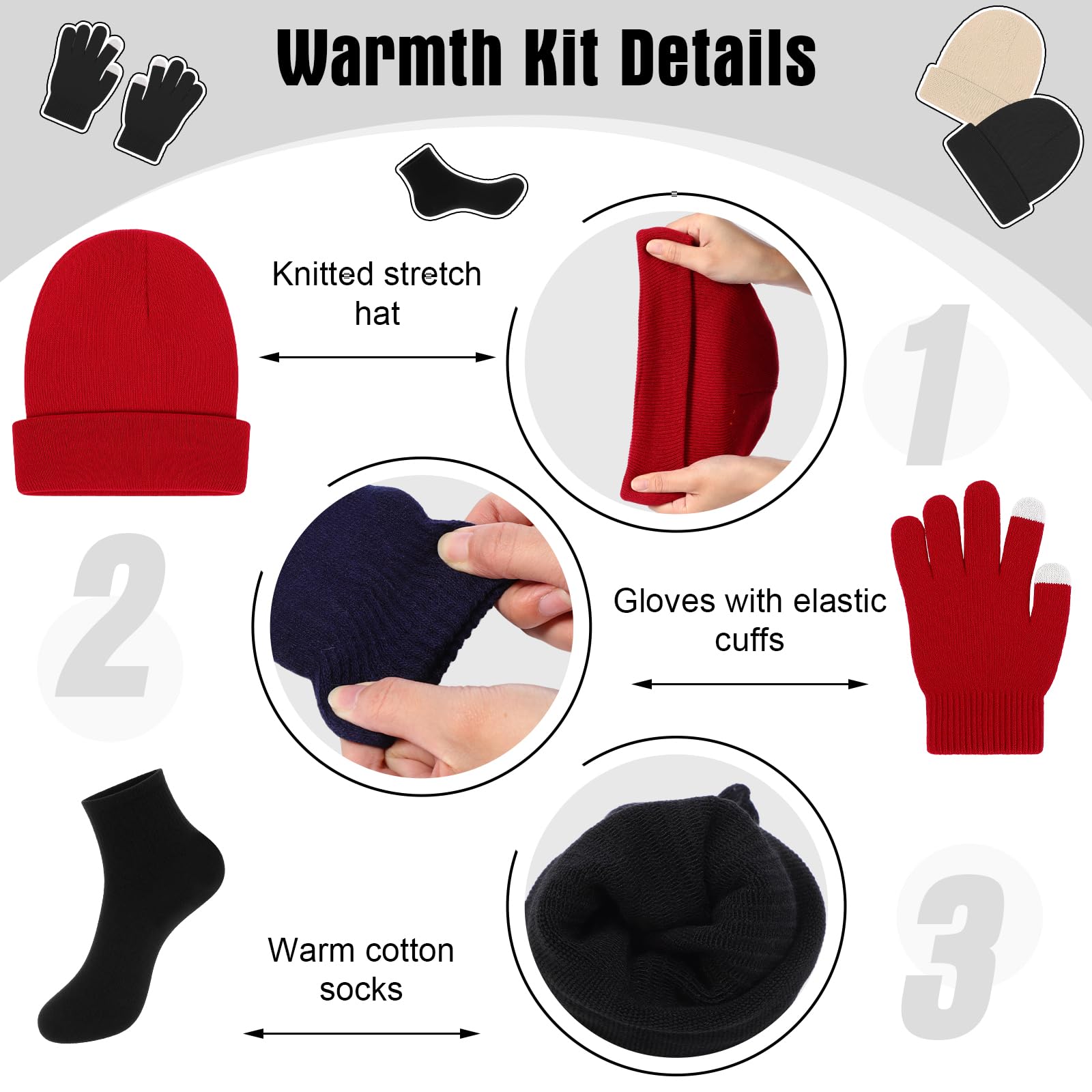 Chicingyou warm socks help feet stay dry and comfortable outdoors.