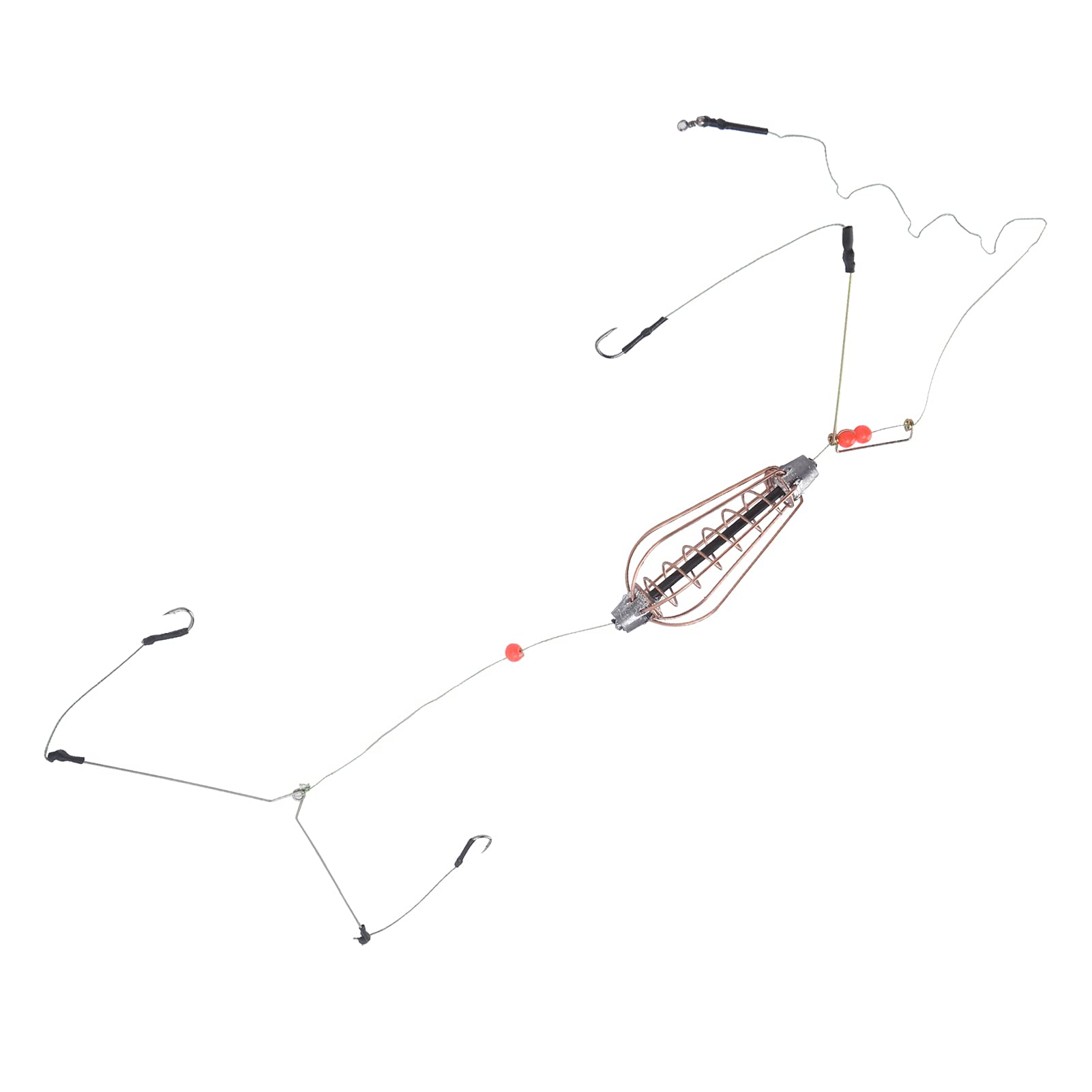CHICIRIS bait cage supports easy attachment of hooks and accessories