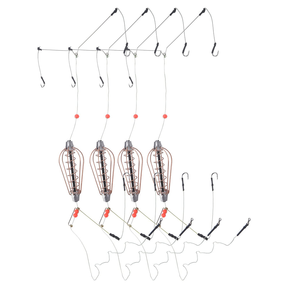 CHICIRIS fishing feeder cage with copper spring, durable design