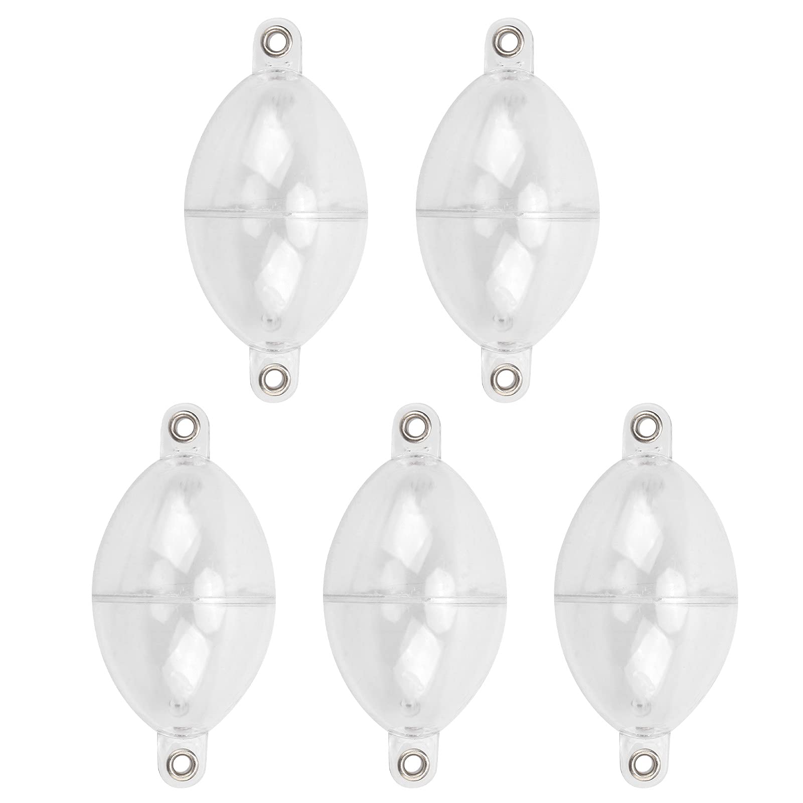 CHICIRIS Fishing Float Ball in white with oval buoy shape