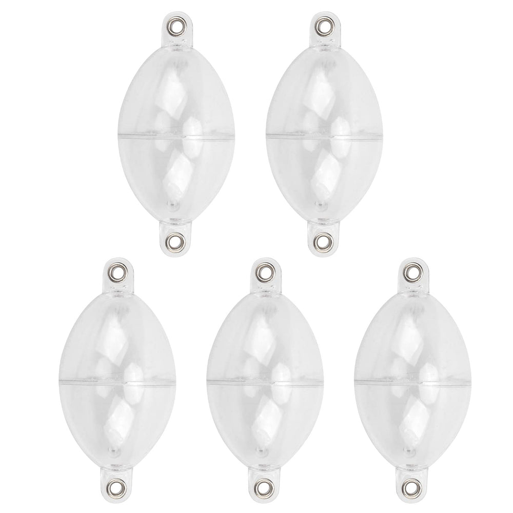 CHICIRIS Fishing Float Ball in white with oval buoy shape