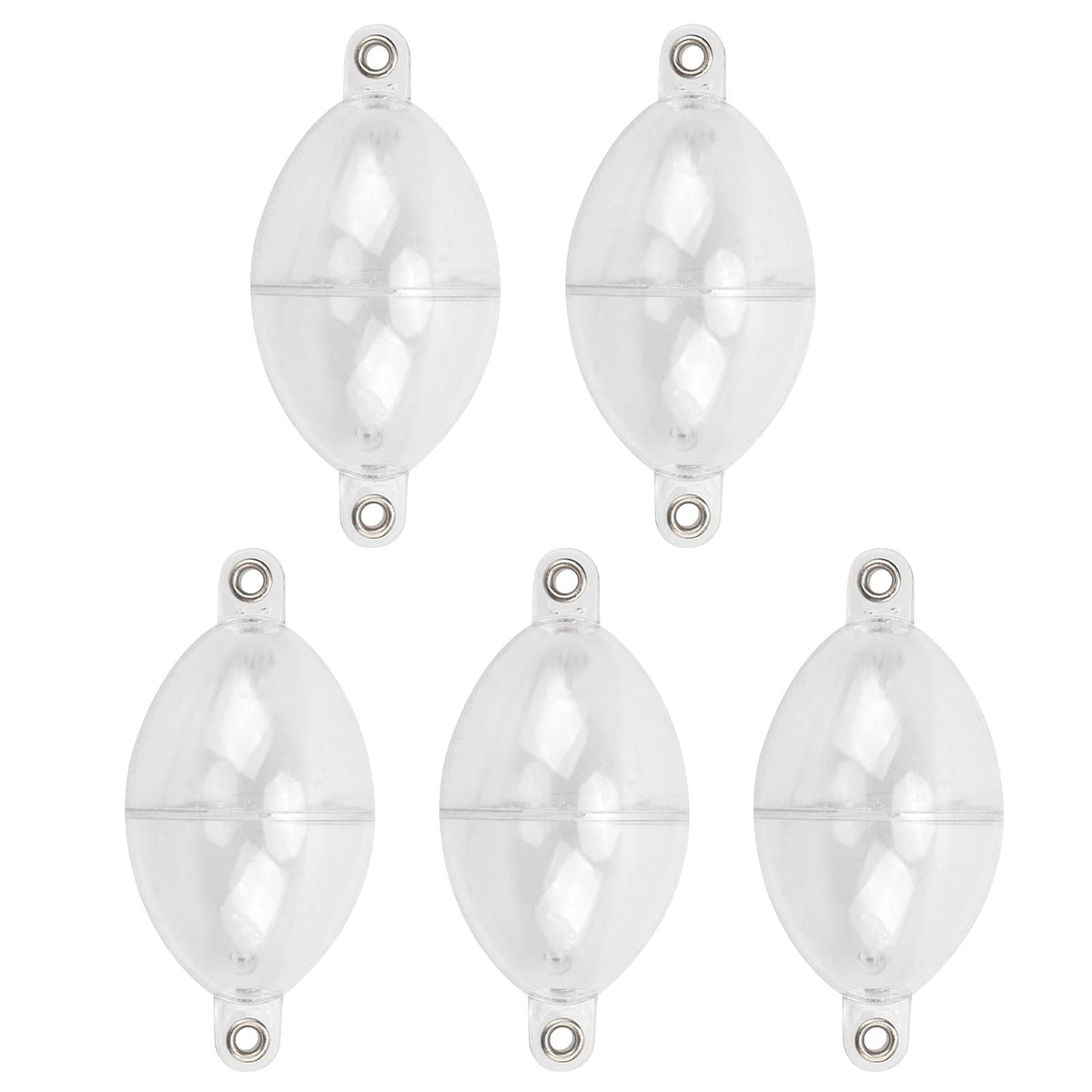 CHICIRIS Fishing Float Ball in white with oval buoy shape
