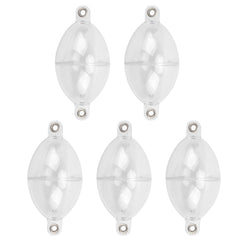 CHICIRIS Fishing Float Ball in white with oval buoy shape