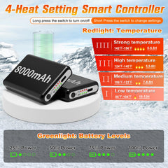 ChieAdt heated socks provide full-foot coverage for consistent heat.