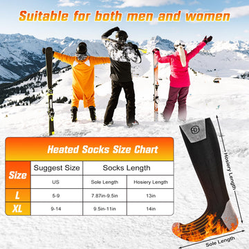 ChieAdt heated socks ideal for hunting and outdoor use in cold weather.