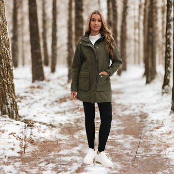 CHIGUO jacket layout with multiple pockets for hiking essentials