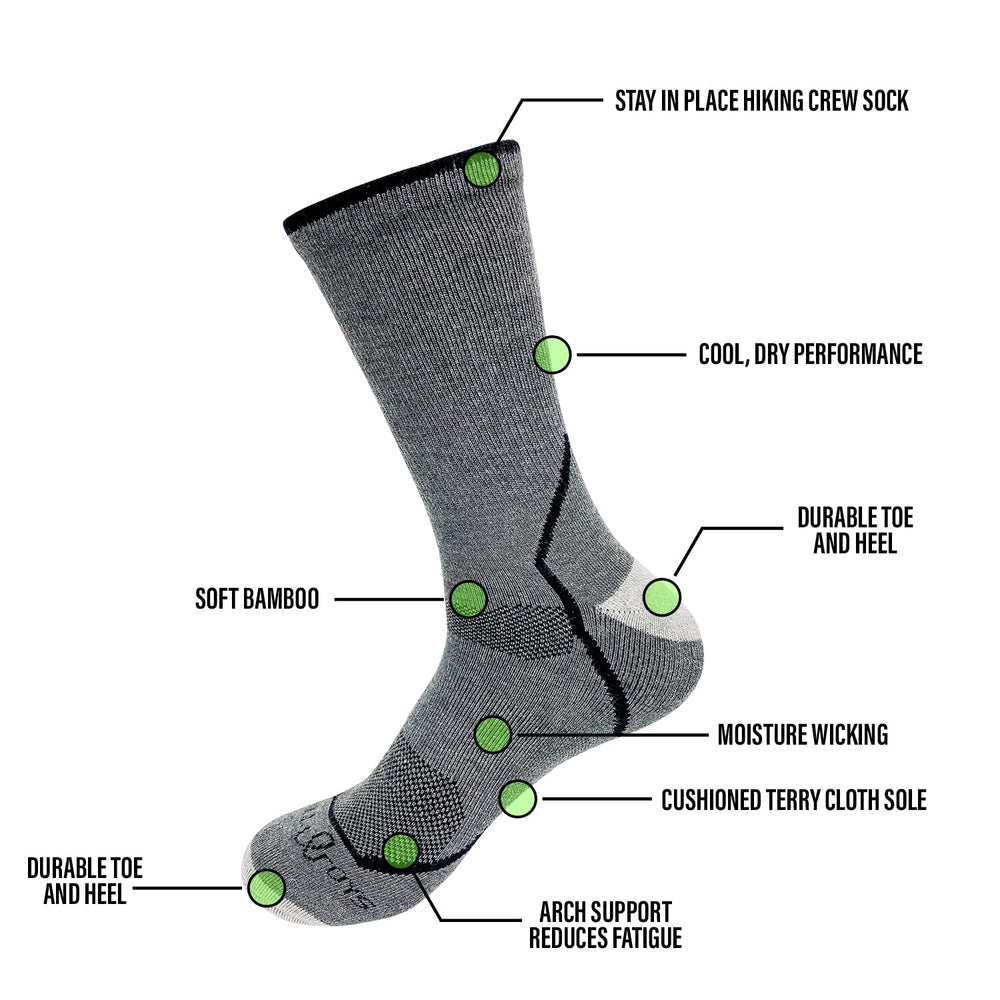 Chill Boys cushioned-terry-sole socks provide extra comfort during long walks.