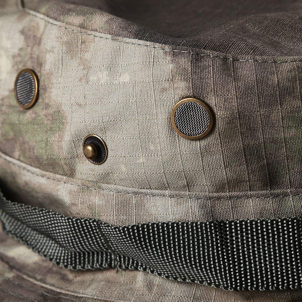 Hat converted to cowboy style using two snap buttons