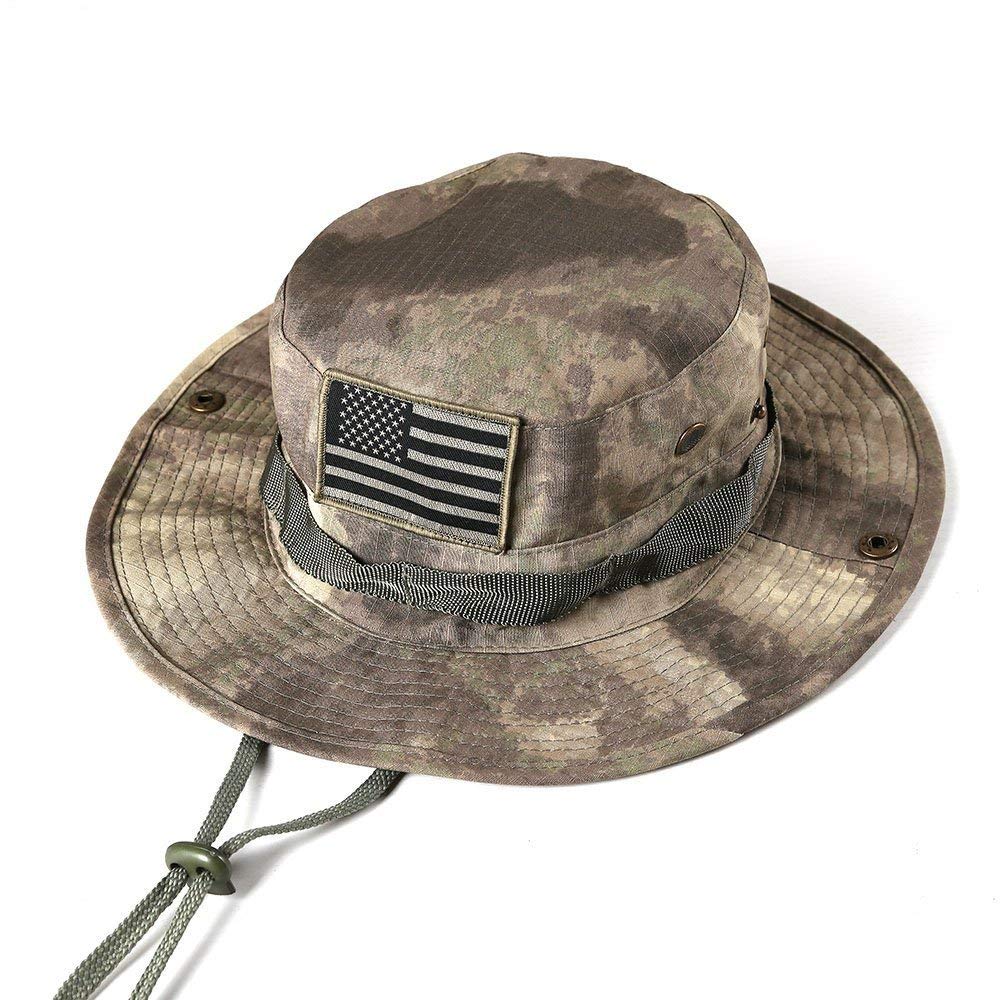 Chinmor headwear boonie hat in grey for outdoor activities