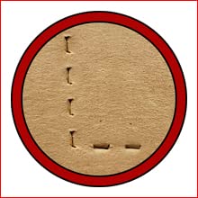 CHLTargets USPSA cardboard target front tan panel aids visible scoring during drills