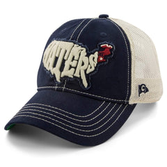 Chowdaheadz New England Haters hat, front view, breathable mesh for comfort