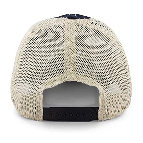 Chowdaheadz New England Haters hat, side profile, adjustable strap for universal fit